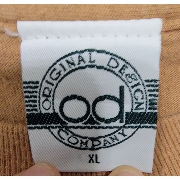 Vintage 90s Original Designs Woodstock Brewing Graphic T-shirt Made in USA XL - Picture 3 of 9